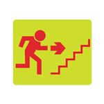 Luminescent (Graphic Stairs Up Right) 10x12 Sign